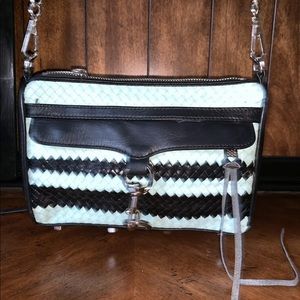 Rebecca Minkoff Mini M.A.C. Woven Leather Bag